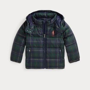 NWT  Polo Bear Polo Tartan Down Jacket